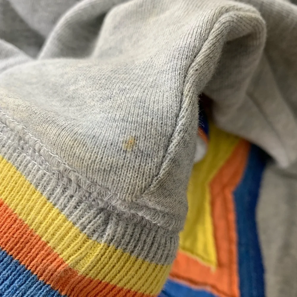 Mini Boden Star Hoodie Full Zip Sweatshirt Kids 3-4 years Colorful